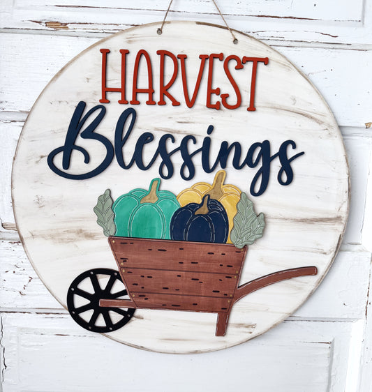 Harvest Blessings Collection Wood Blank