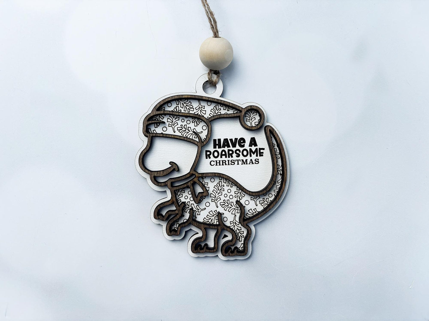 Personalized Layered Wood Christmas Ornaments