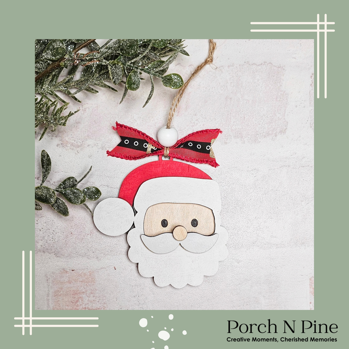 Santa Pop-Out Ornament