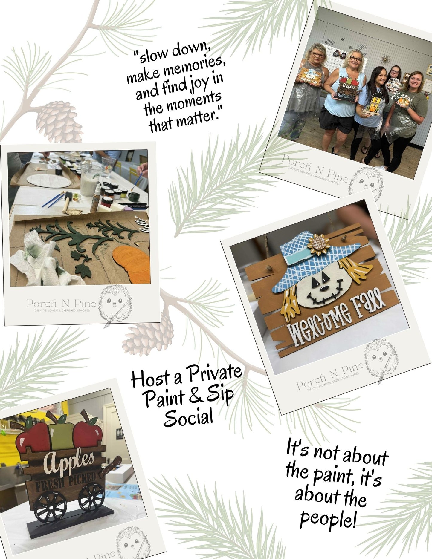 Host a Paint & Sip Social