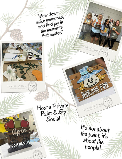 Host a Paint & Sip Social