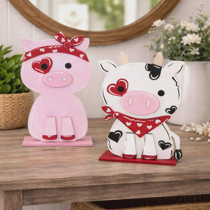 Valentine Animal Shelf Sitter