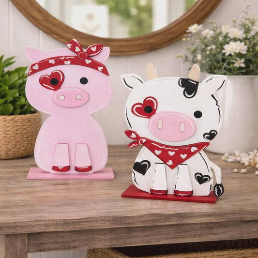 Valentine Animal Shelf Sitter