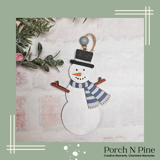 Snowman Pop-Out Ornament