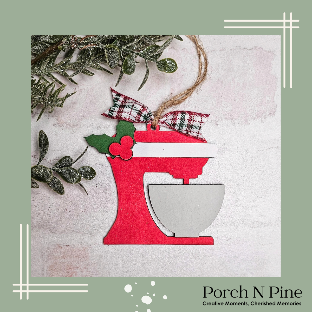 Mixer Pop-Out Ornament