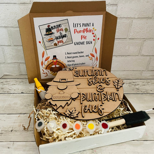 Autumn Skies & Pumpkin Pies Paint & Create Kit