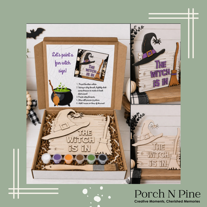 The Witch Is In Paint & Create Kit