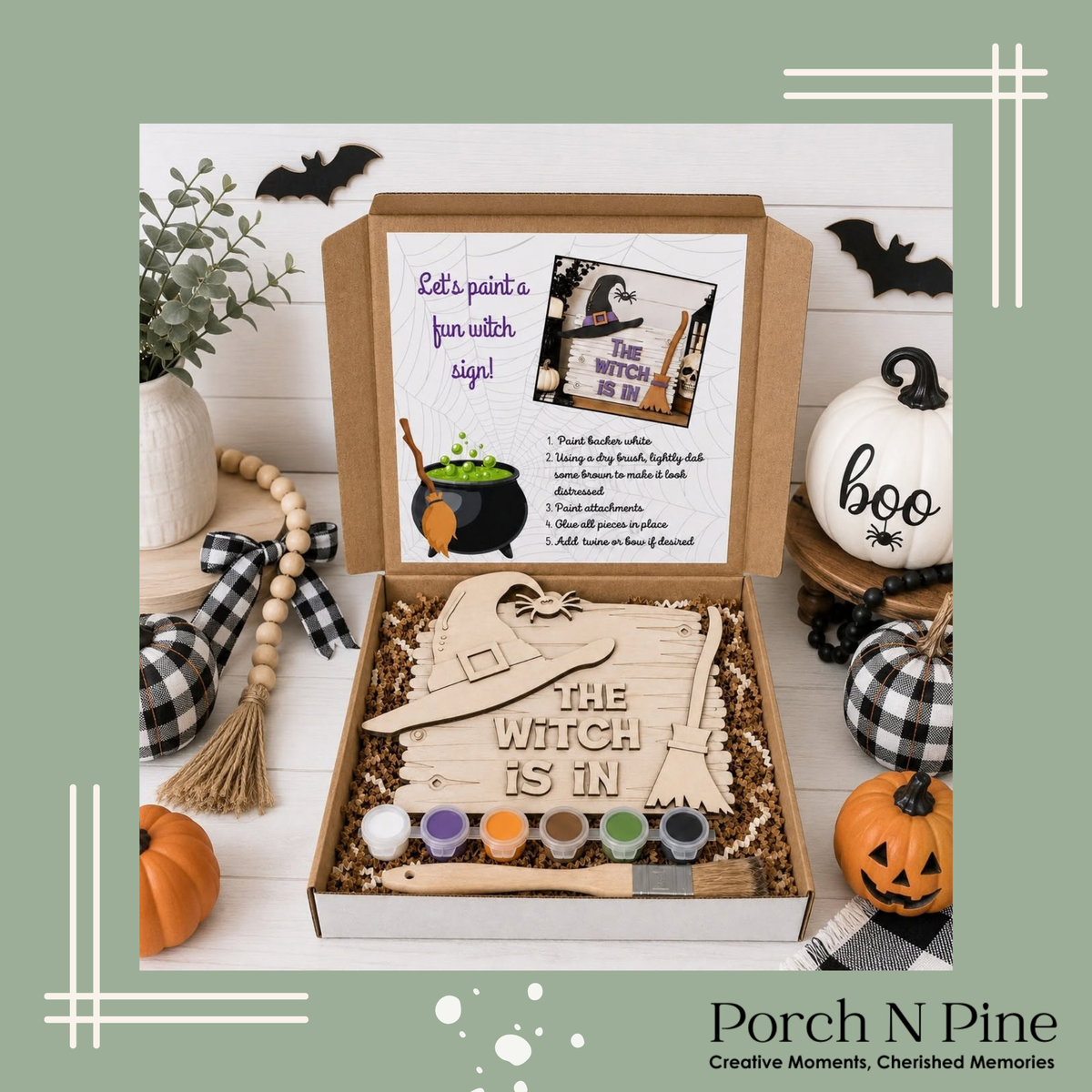 The Witch Is In Paint & Create Kit