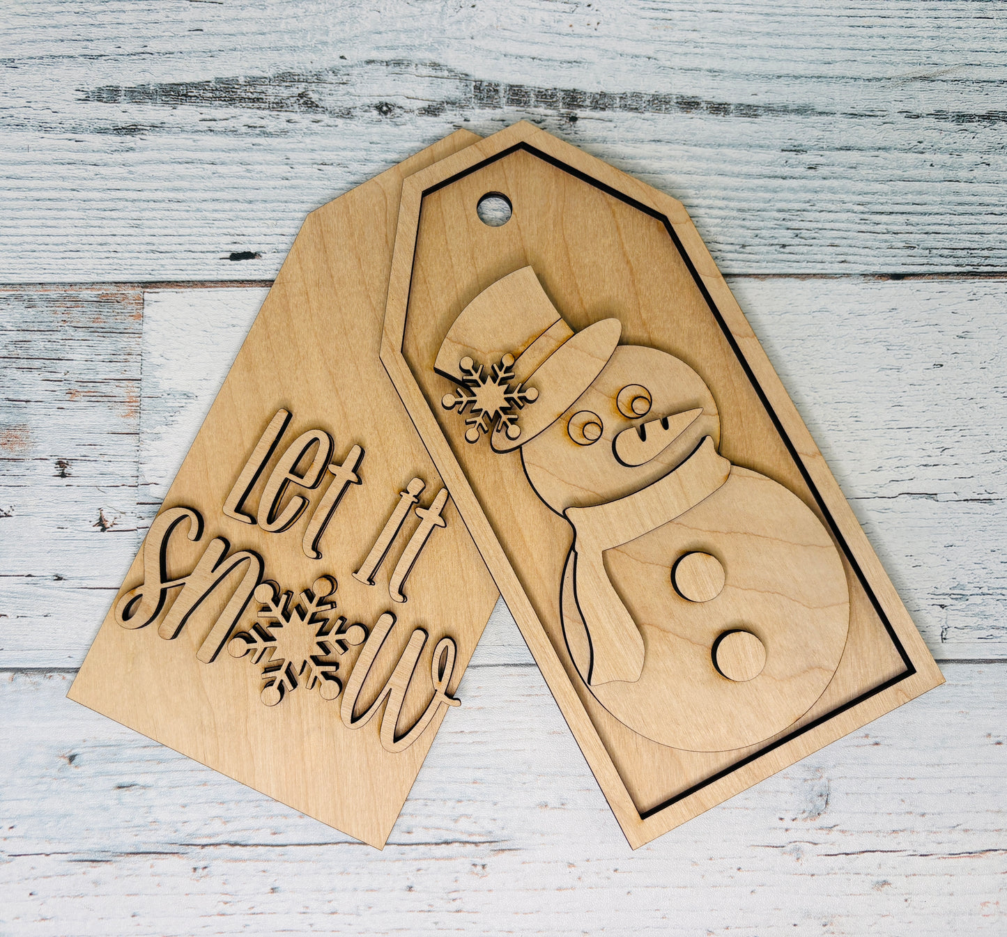 Snowman Tag Set Create-a-Kit