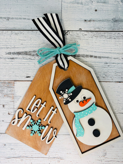 Snowman Tag Set Create-a-Kit