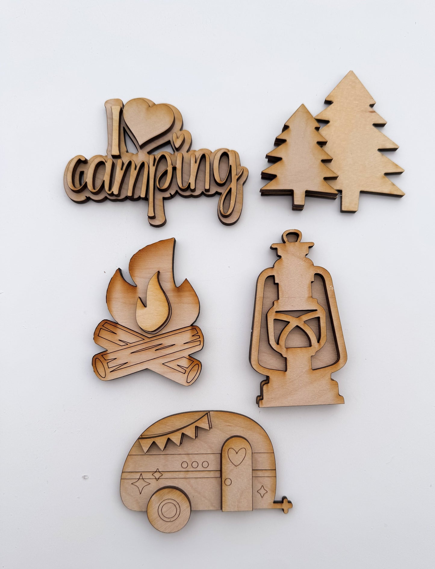 Happy Camper Collection Wood Blank