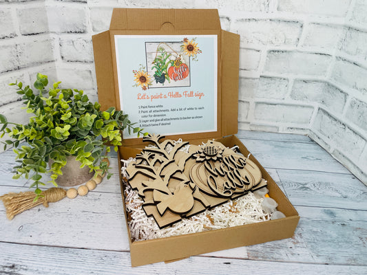 Hello Fall Sign Paint & Create Kit