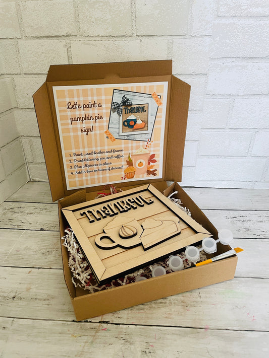 Thankful Sign Paint & Create Kit