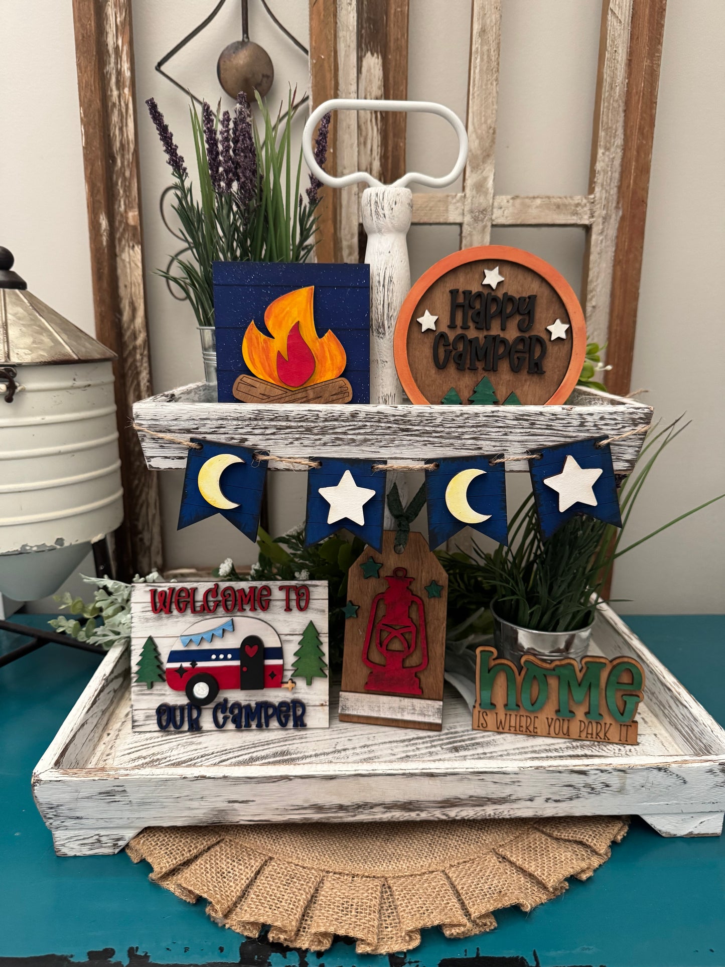 Happy Camper Collection Wood Blank