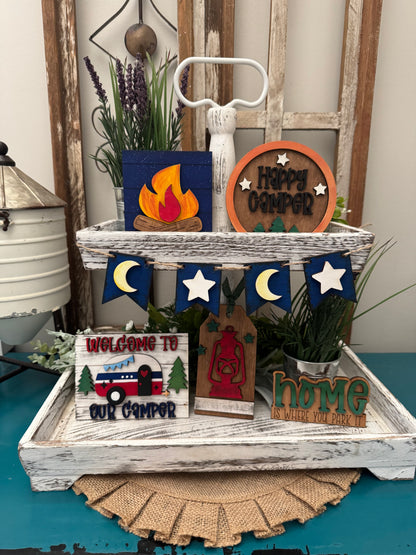 Happy Camper Collection Wood Blank