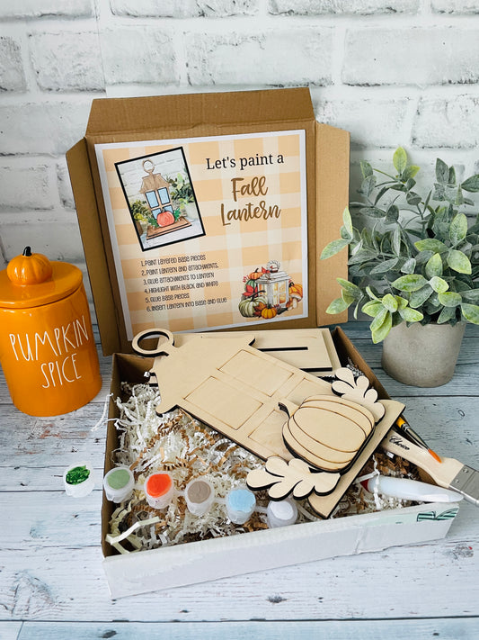 Fall Lantern Paint & Create Kit