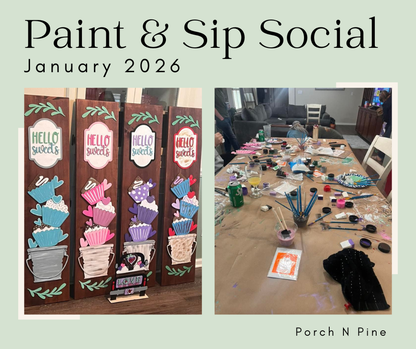 Host a Paint & Sip Social