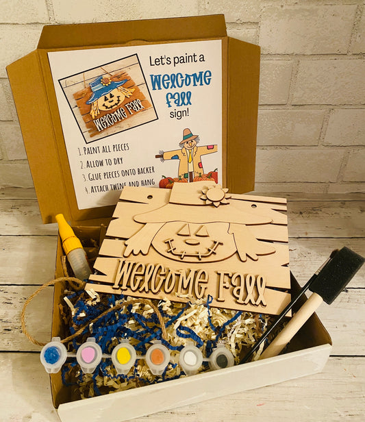 Welcome Fall Sign Paint & Create Kit