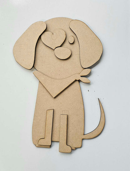 Valentine Animal Shelf Sitter