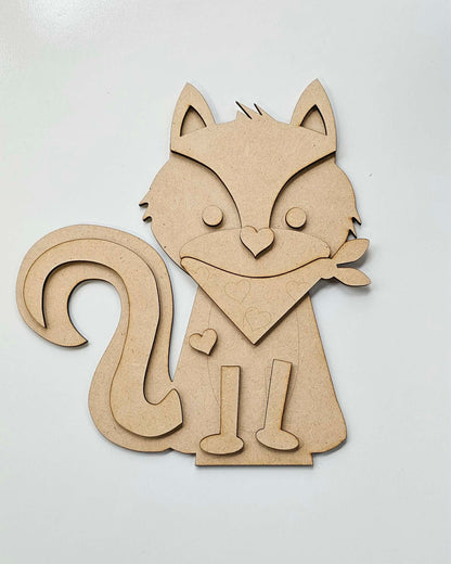 Valentine Animal Shelf Sitter