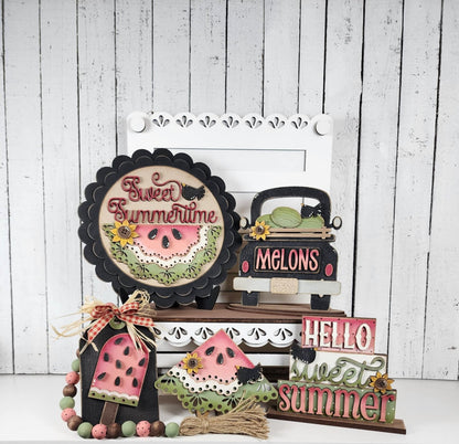 Vintage Watermelon Collection Wood Blank