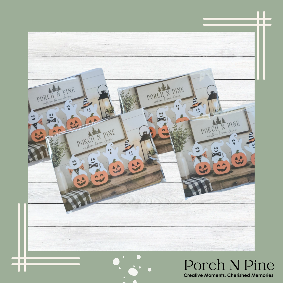The Porch N Pine Boo Box | Halloween Paint & Create Kit