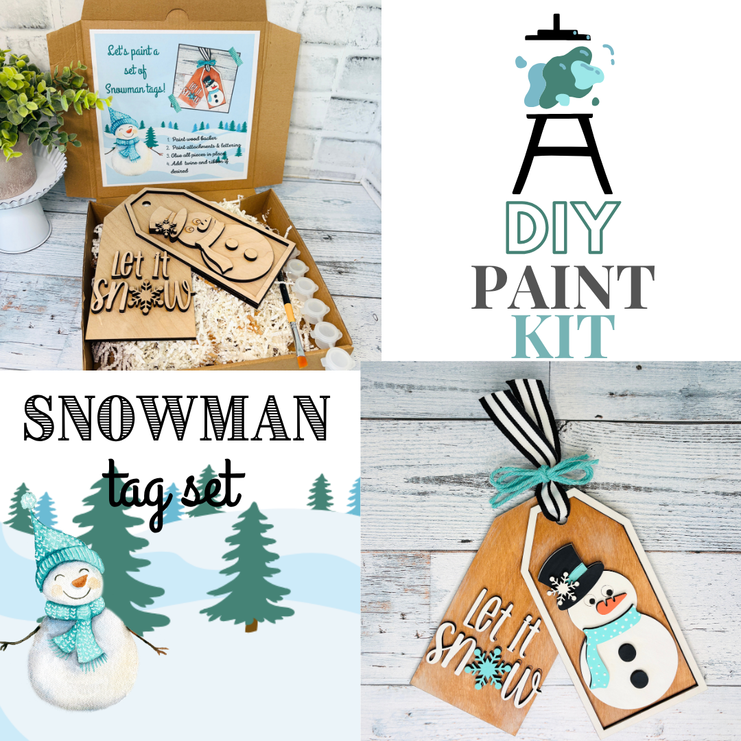Snowman Tag Set Create-a-Kit