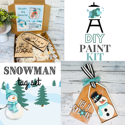 Snowman Tag Set Create-a-Kit