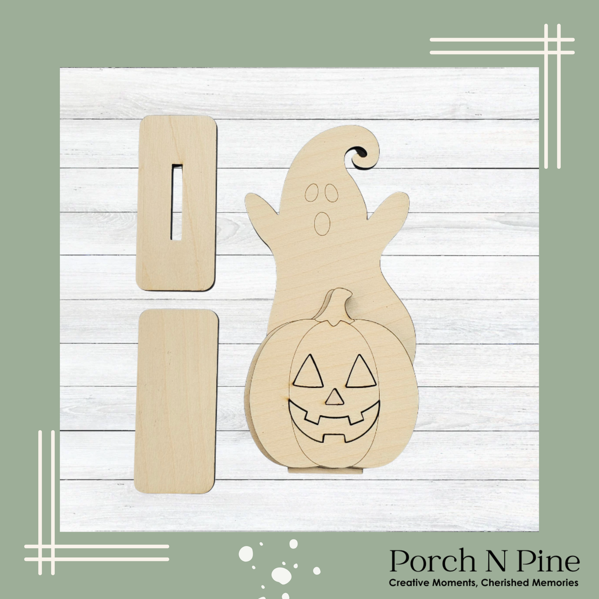 The Porch N Pine Boo Box | Halloween Paint & Create Kit