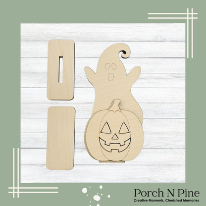 The Porch N Pine Boo Box | Halloween Paint & Create Kit