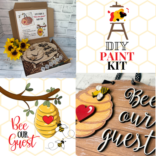 Bee our guest mini sign Create-a-Kit